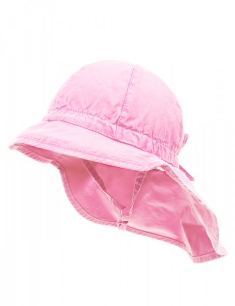 MINI GIRL-Schildmütze Nackenschutz, Bindeband, Waschoptik