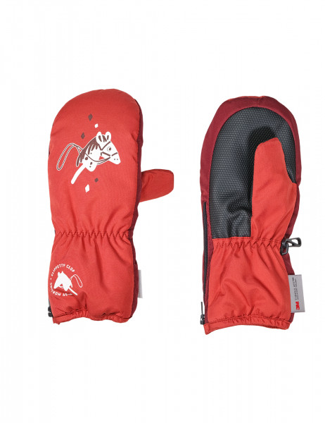 MINI GIRL-Thermofausthandschuh "Hobby Horsing", Reißverschluß, Thinsulate,