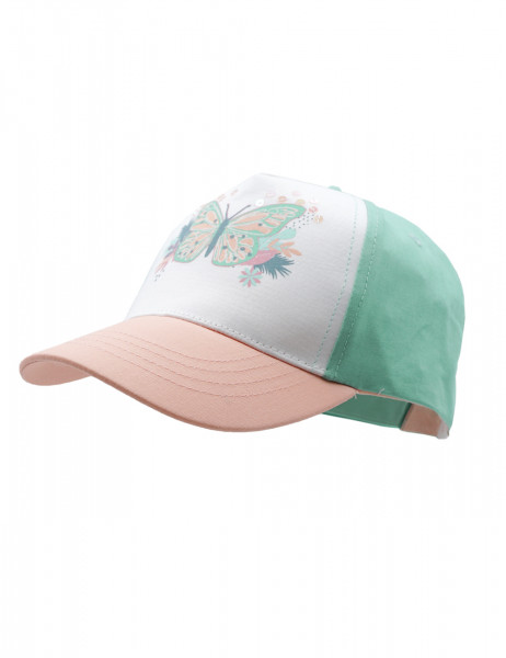 KIDS GIRL-Cap, &quot;butterfly&quot; Klettverschluß