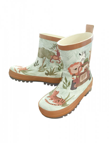 Gummistiefel &quot;Savanne&quot;, Jerseyfutter, Fotoprint, Reflex 3M