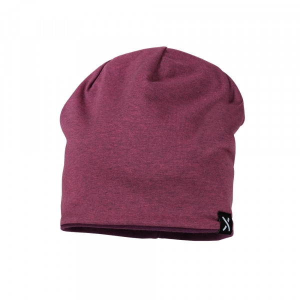 KIDS-Beanie, Jersey-Melange gerautes Jerseyfutter