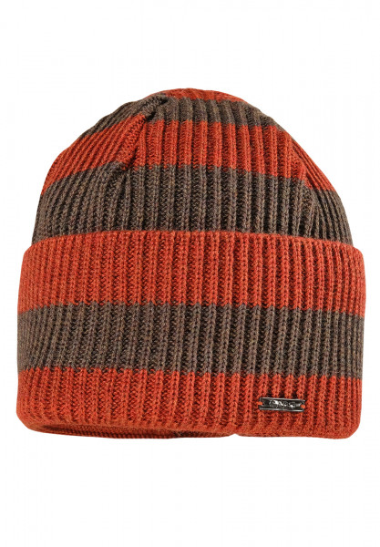 CAPO-STEF CAP short cap, stripes, turn up