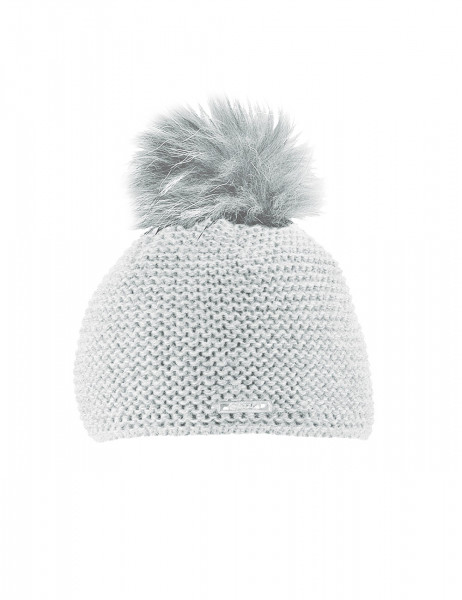 CAPO-BEE CAP fake fur pompon