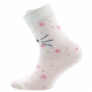 GOTS MINI Socken Katze mit 3D-Effekt
