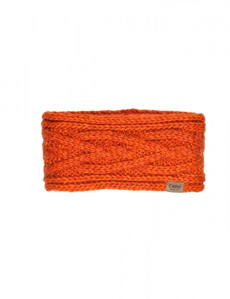 CAPO-ECO TANGLED HEADBAND recycled yarn, fleece lining