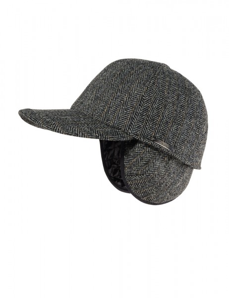 Baseballcap Fischgrat variable Ohrenklappen