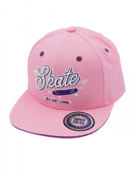 KIDS-Cap &quot;skate all day long&quot;, snap back Verschluß