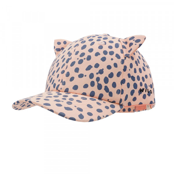 MINI GIRL-Cap &quot;cat&quot;, Öhrchen allover print