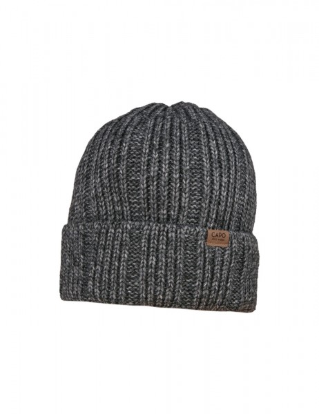 CAPO-ECO MEL CAP recycled yarn, short fleece lining
