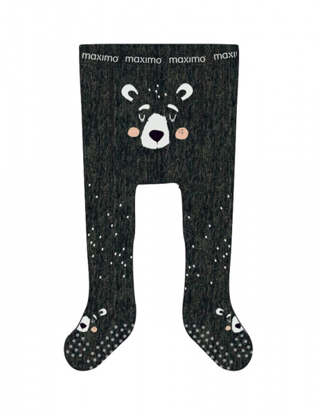 BABY UNISEX-Strumpfhose, Teddygesicht, glatt